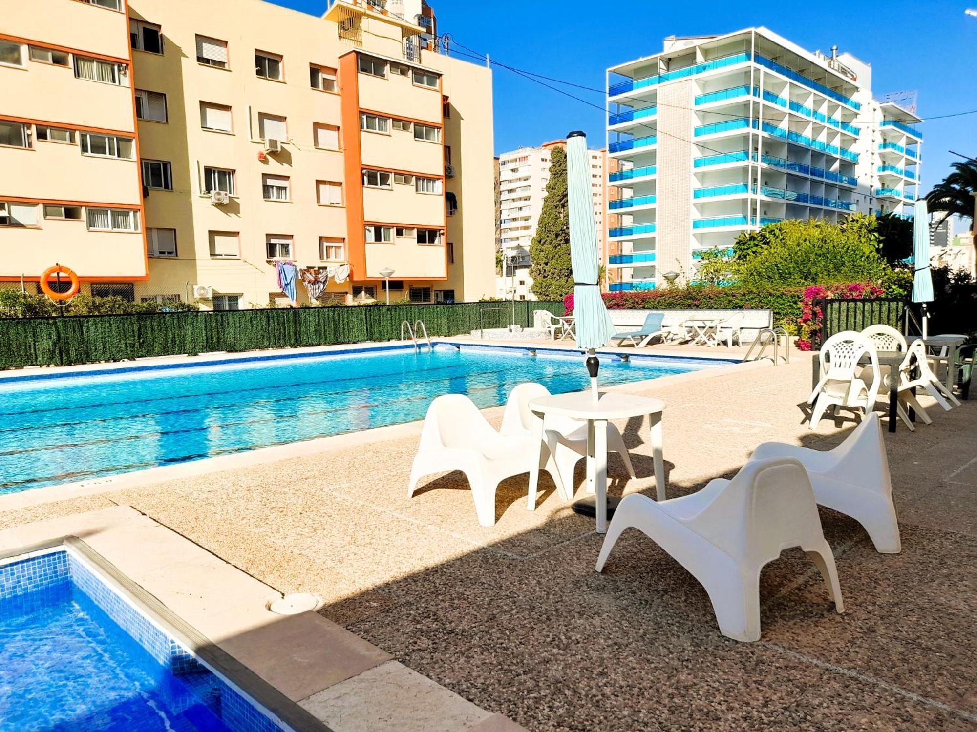 Apartment Sea View II In Rincon De Loix -Free Parking, Wi-Fi, Pool, New Air Conditioning Benidorm Exteriör bild